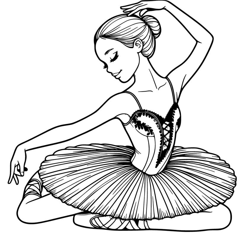 realistic ballerina