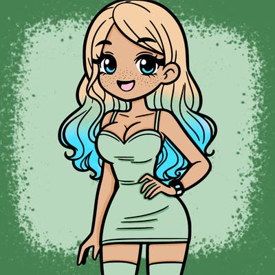 girl wearing tight dress smiling