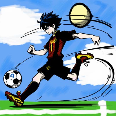 manga soccer player blue lock