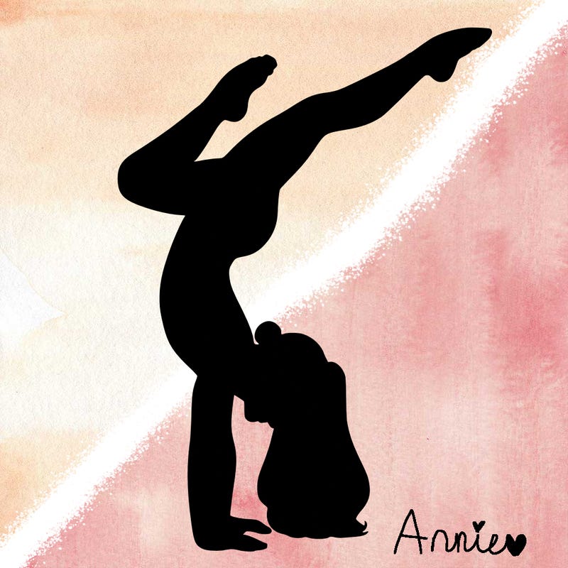 realistic, handstand, gymnastics girl