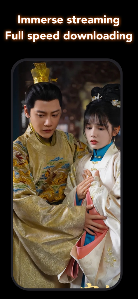 Ancient drama scene in Free Reeles app for immersive streaming.