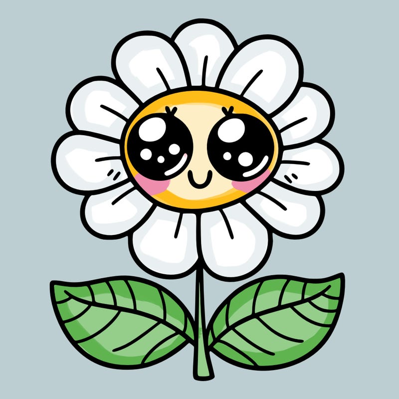 flower with eyes