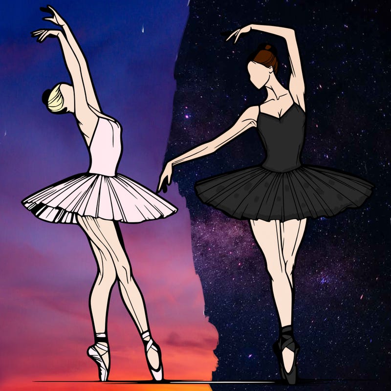 a realistic ballet dancer