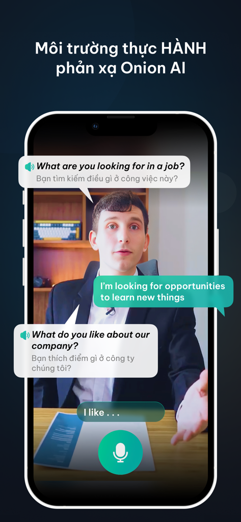 The Coach: tiếng Anh giao tiếp - Interactive English job interview practice in The Coach app