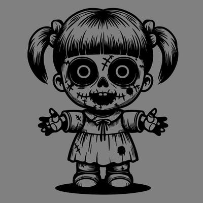 creepy doll