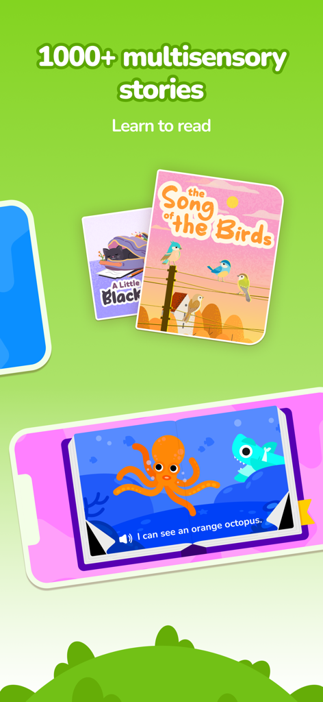 Interactive multisensory English stories for kids on the Monkey Junior app