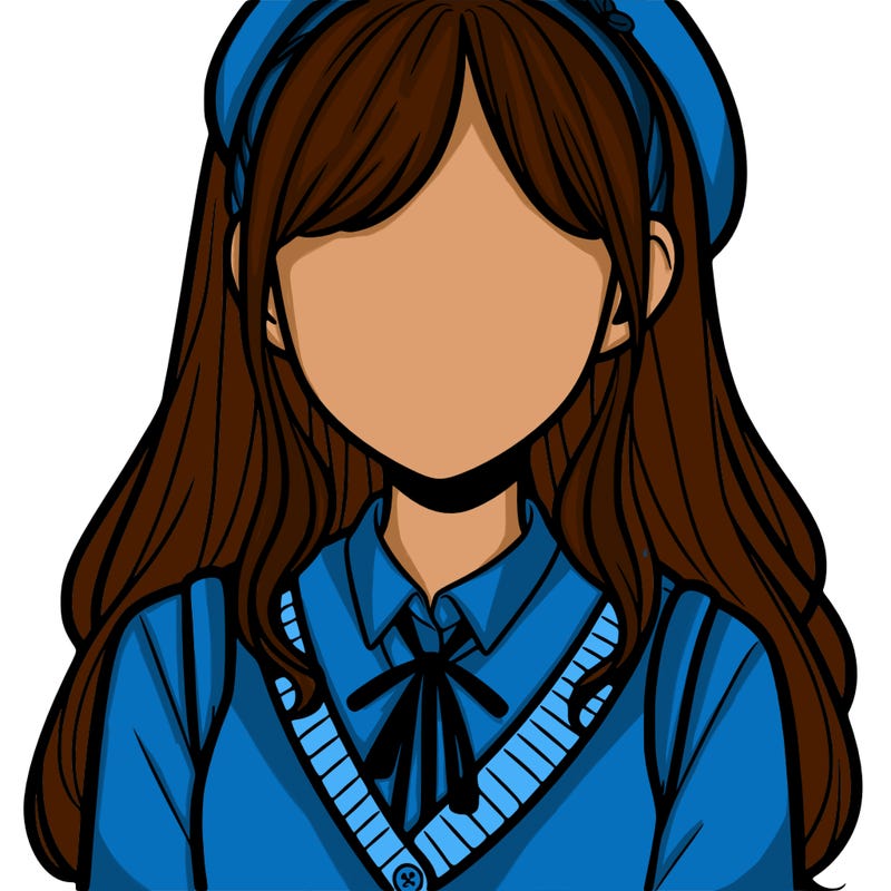 faceless preppy girl