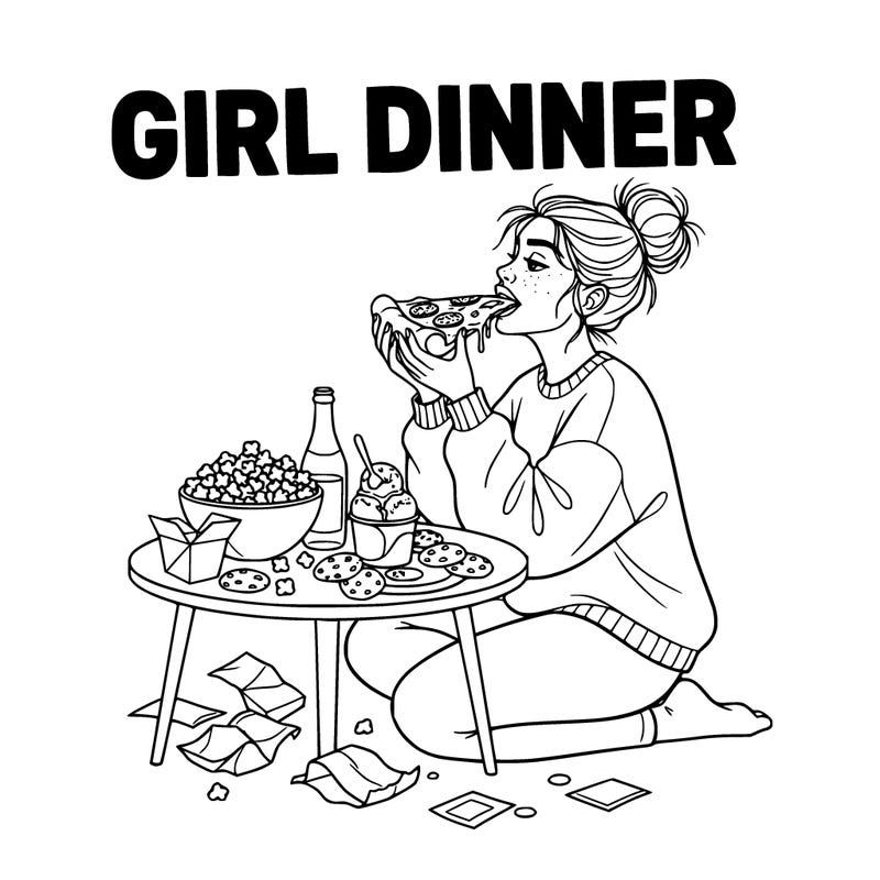 girl dinner