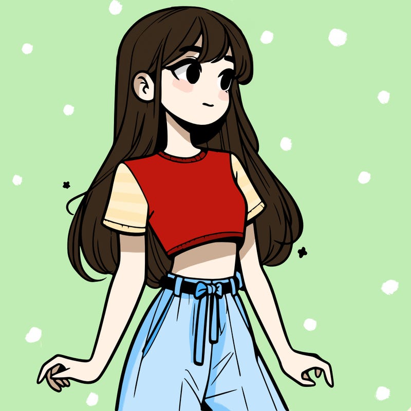 girl in a cute crop top