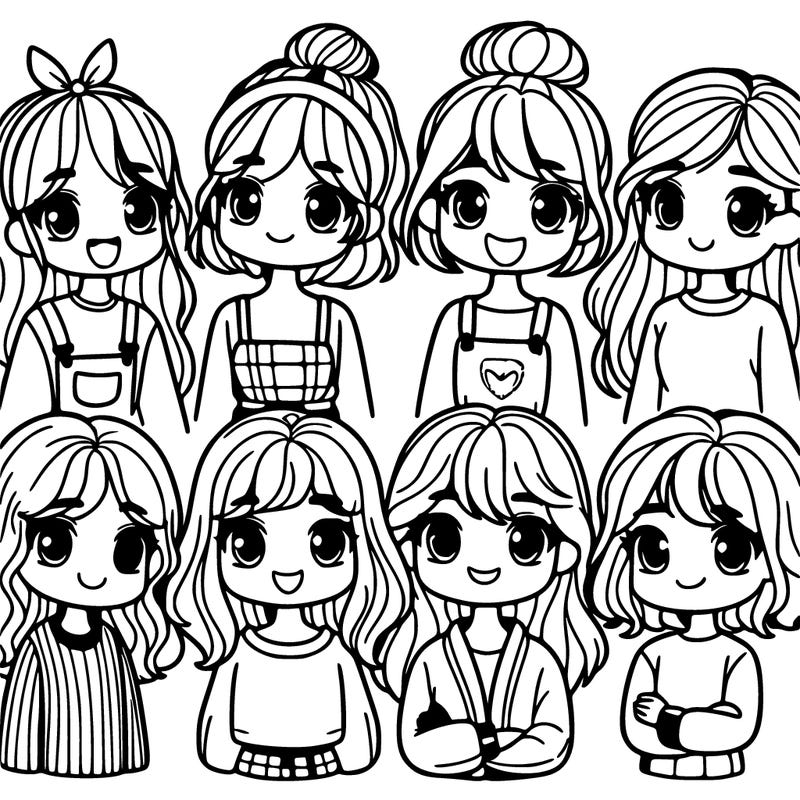 six girls