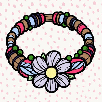 flower bracelet
