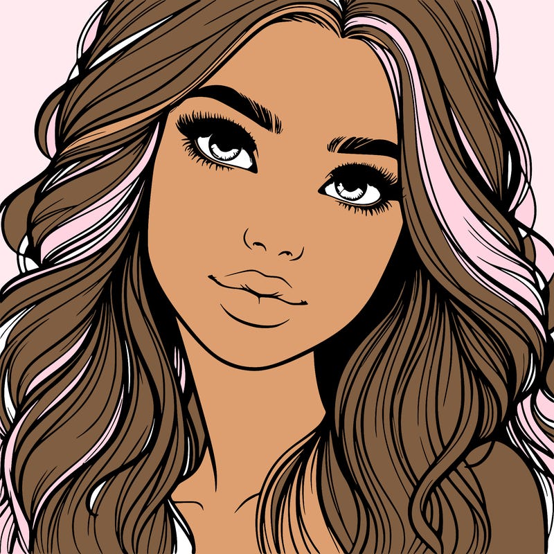 beautiful realistic girl