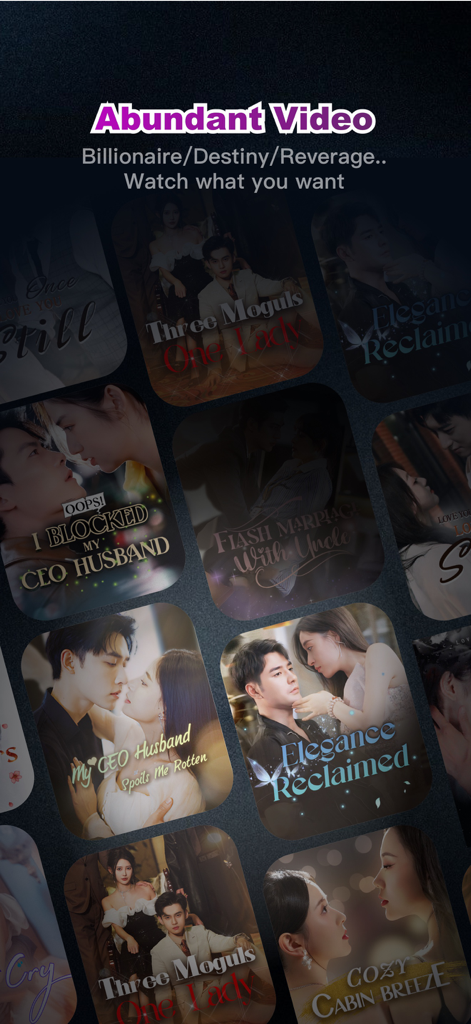 CoolDrama-Short Dramas&Movies - A gallery of trending short dramas and romance movies within the CoolDrama app