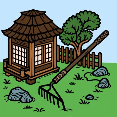 zen garden rake