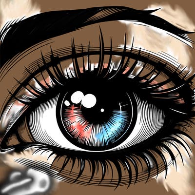 realistic eye