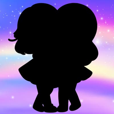 realistic girls hugging