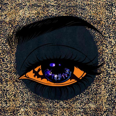 eye closed realistic