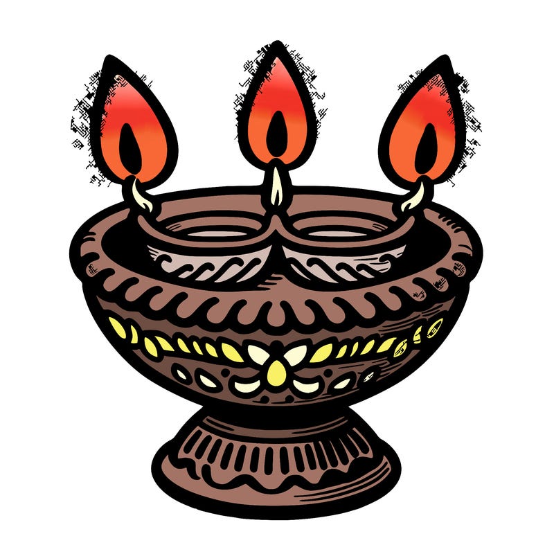 dip lamps for diwali