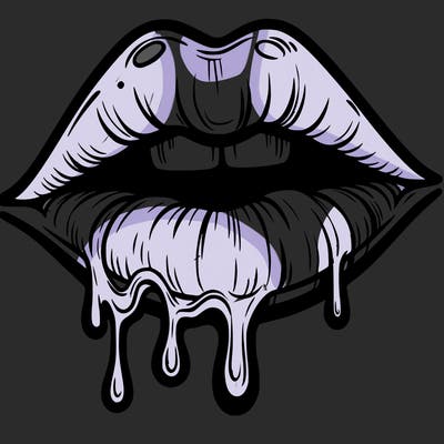 lips that look realistic and drip