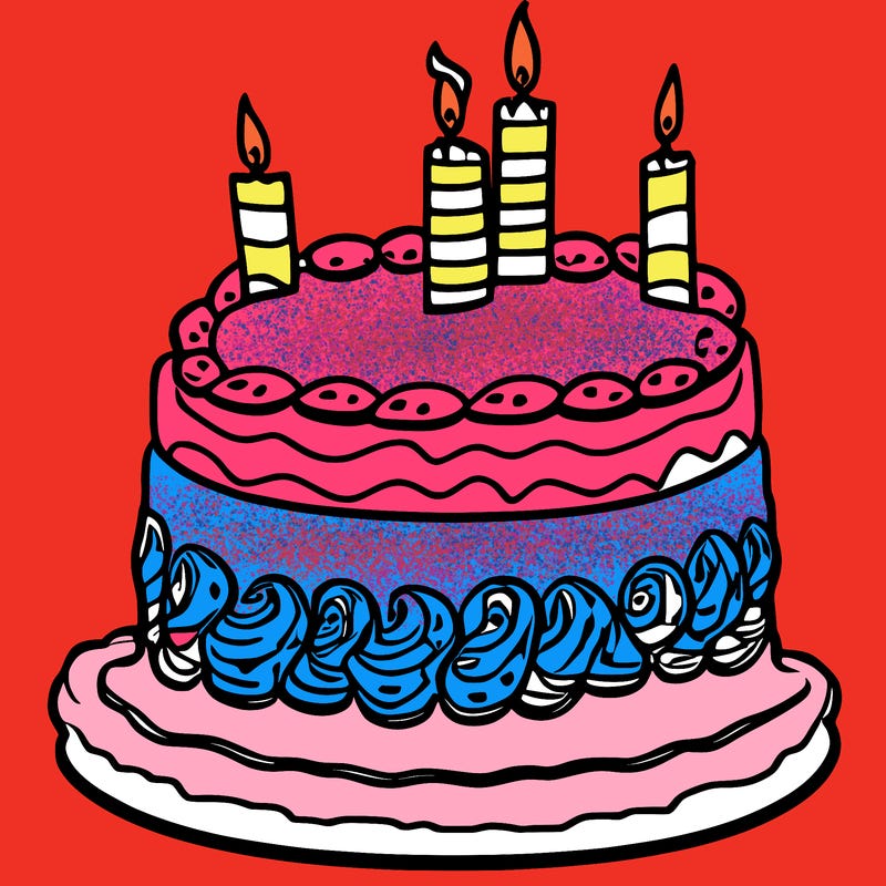 birthday cake for 6 years old