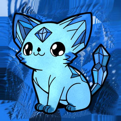 crystal kitten