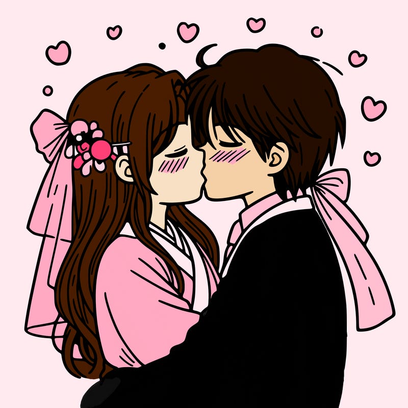 kissing