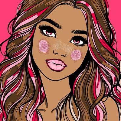 beautiful realistic girl