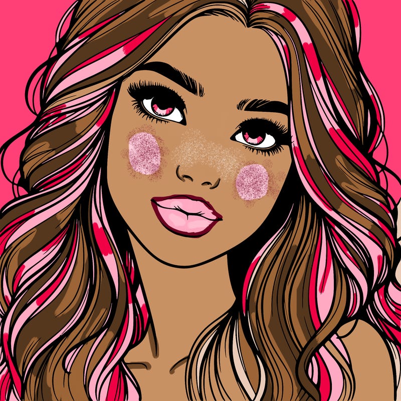 beautiful realistic girl