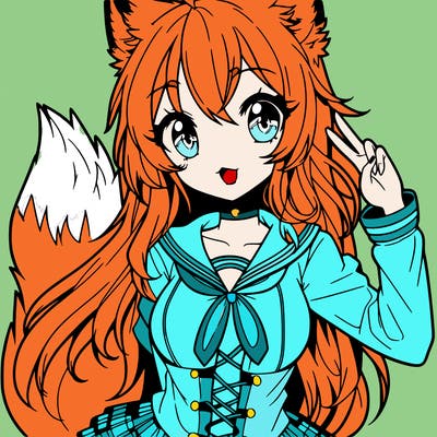 anime fox girl