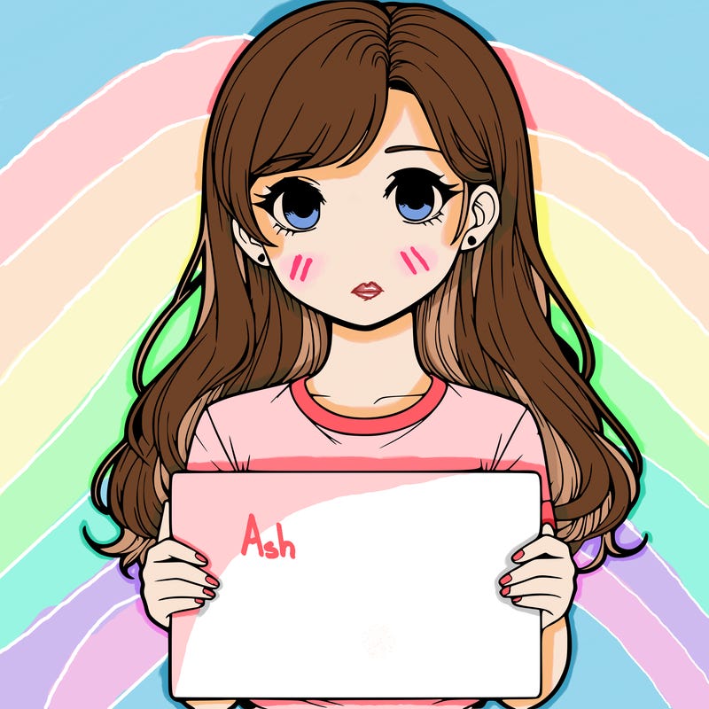 realistic girl holding a sign