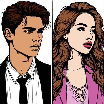 realistic couple