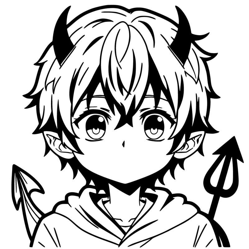 devil anime boy