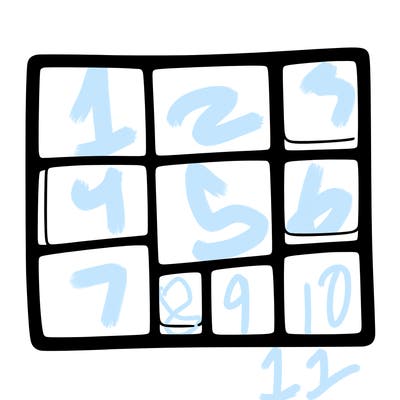 squares without drawings