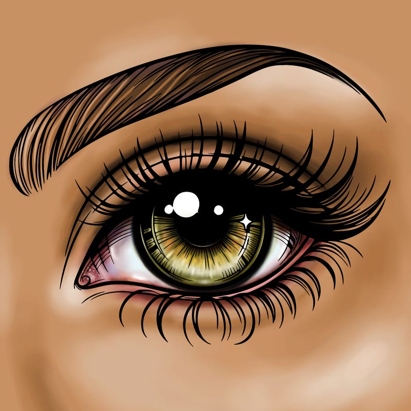 a beautiful eye