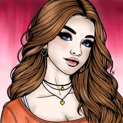 detailed realistic girl