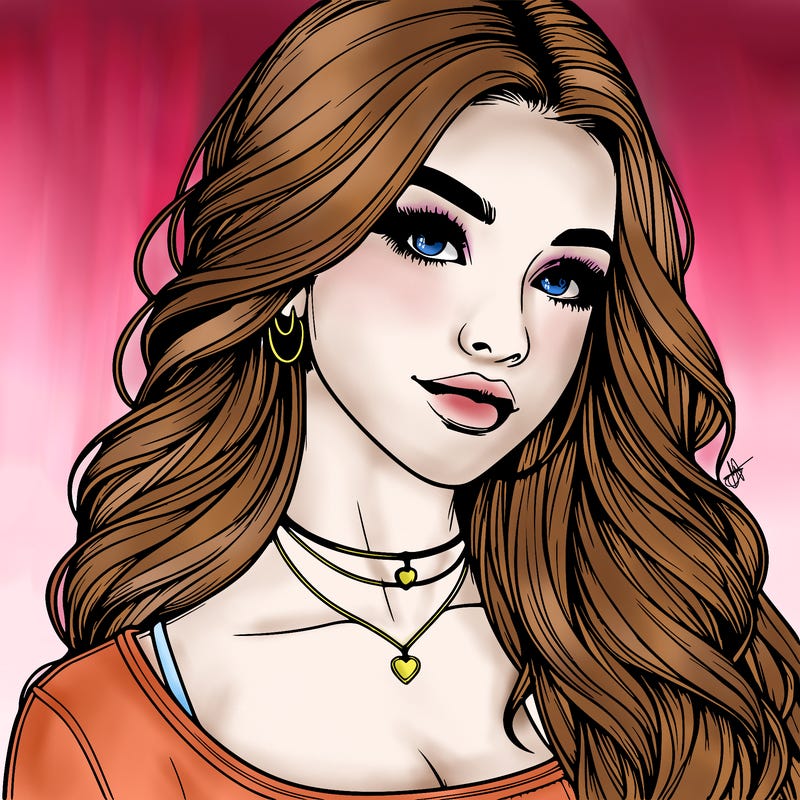 detailed realistic girl