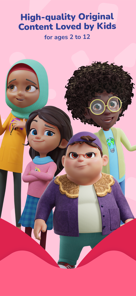 Muslim Kids TV - Diverse 3D animated characters from Muslim Kids TV for ages 2 to 12
