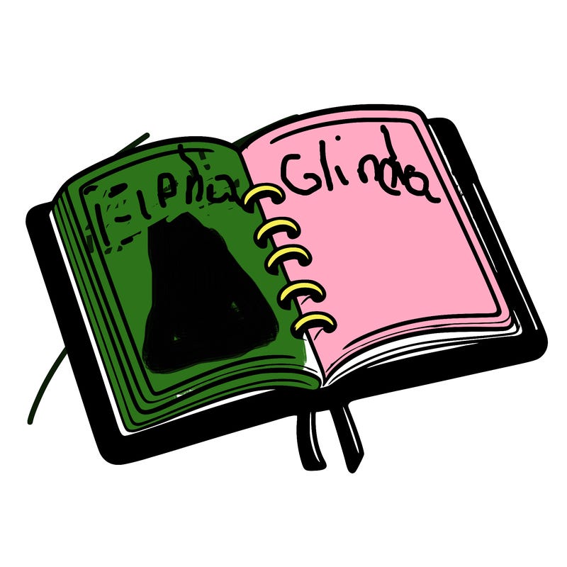 open note book blank