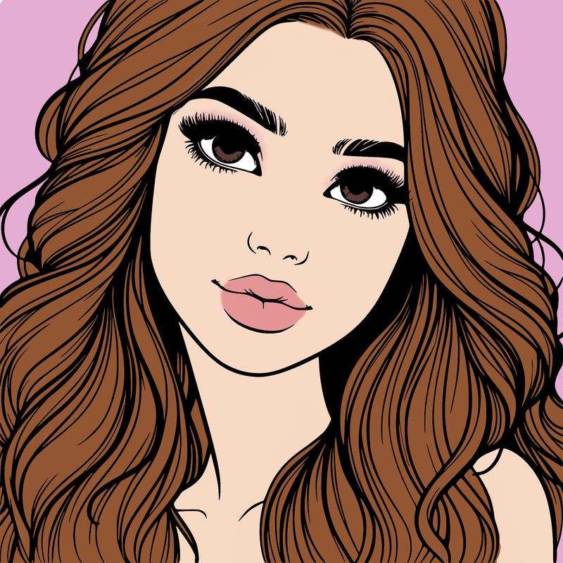 beautiful realistic girl