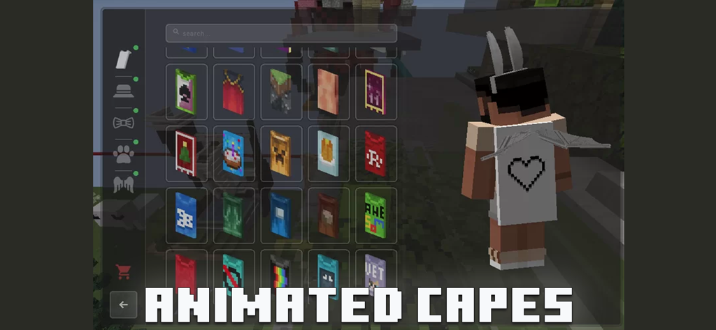 MCPE ADDONS - ANIMATED CAPES - Reference App | MWM