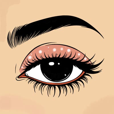 eye closed realistic