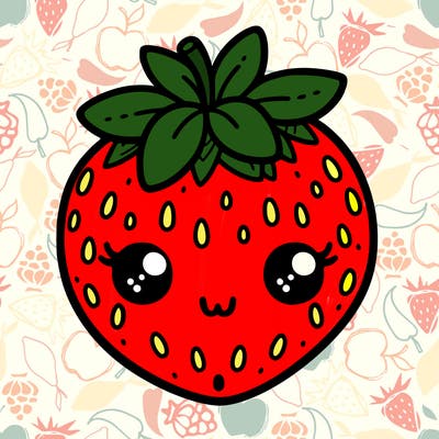 cute strawberry