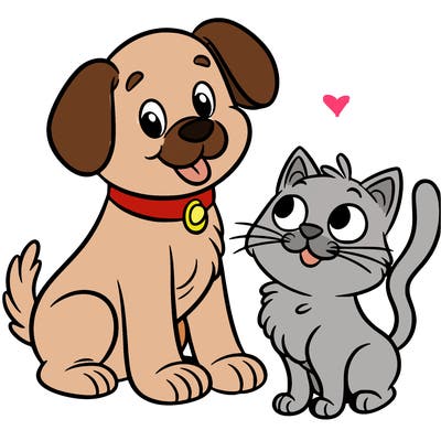 dog and cat