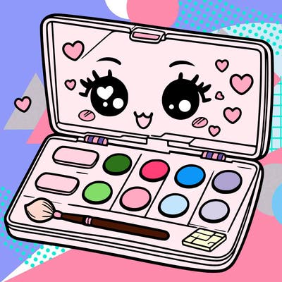 makeup pallet