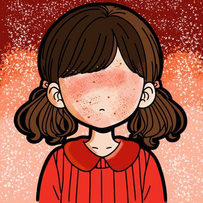 girl with no face