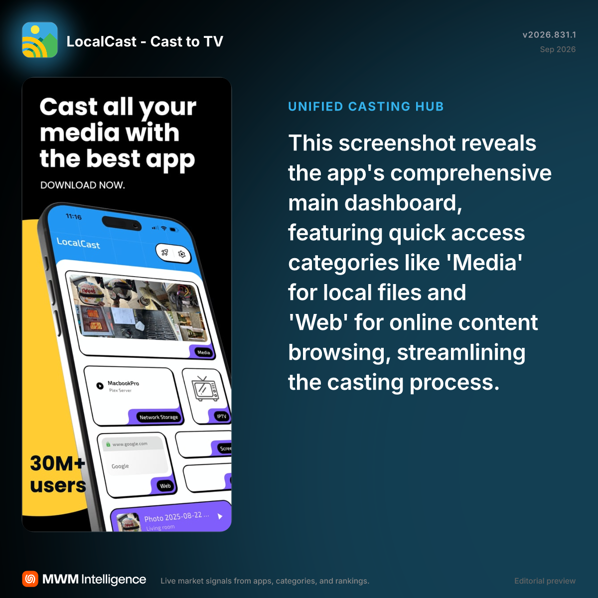 LocalCast - Cast to TV - Entertainment App | MWM