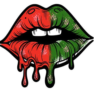 lips that look realistic and drip