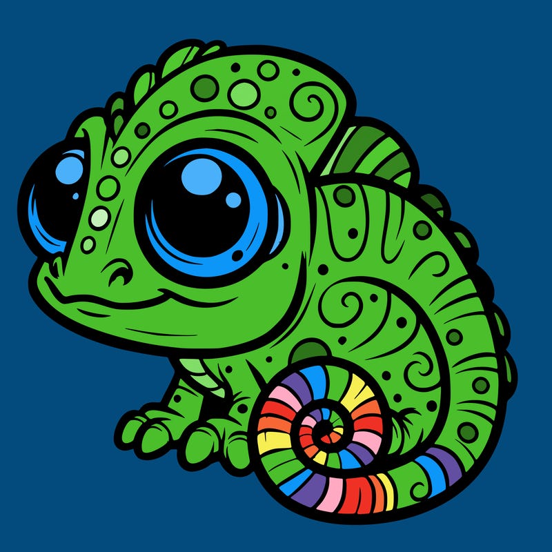 baby chameleon