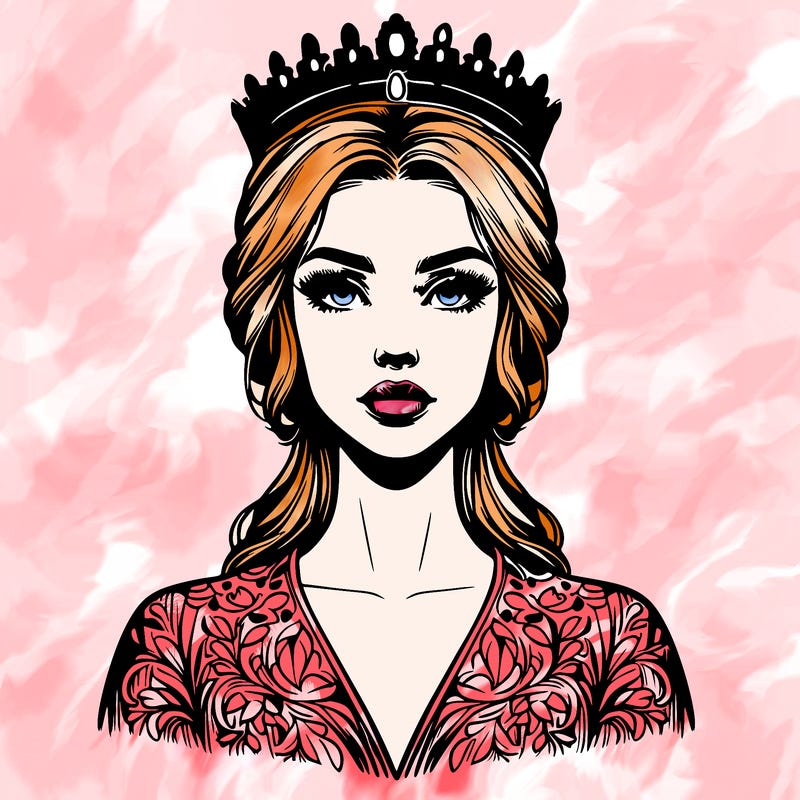 realistic beautiful queen