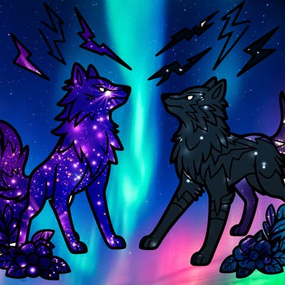 lightning wolves